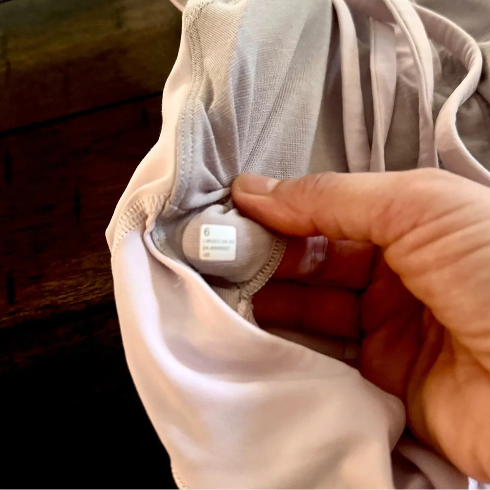 lululemon athletica Light Pink High-Neck Tank Sports Bra